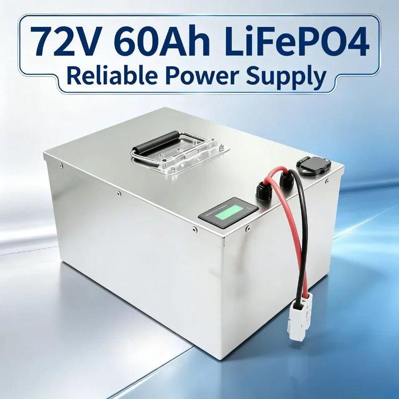 72V 60Ah Lifepo4 Battery Pack - Batterie LiFePO4 72V 60Ah, pack de