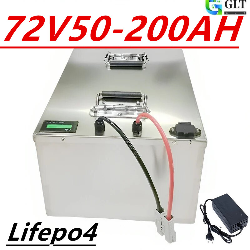 72V 60Ah Lifepo4 Battery Pack - Batterie Lifepo4 72V 50Ah100Ah/120Ah/150Ah/200Ah avec BMS