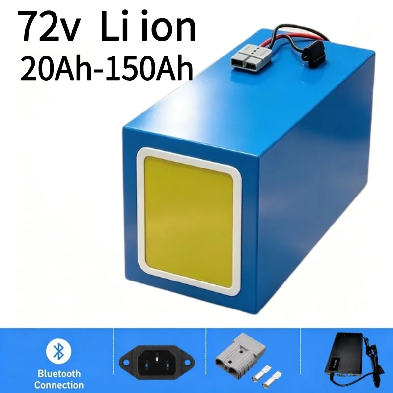 72V 60Ah Lifepo4 Battery Pack - Batterie lithium-ion LiPo 72V 20Ah-150Ah avec