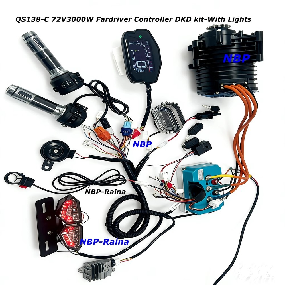 Kit moteur central 72V 3000W,  - Mid Drive Motor Kit 72V 3000W avis et prix