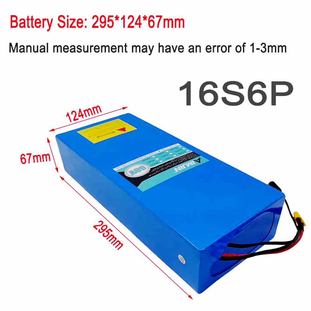 Batterie lithium-ion 16S6P 60V - 60V 30Ah Electric Scooter Battery avis et prix